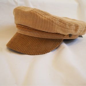 Brixton Tan Courderoy Fiddler Hat - Medium - New With Tags